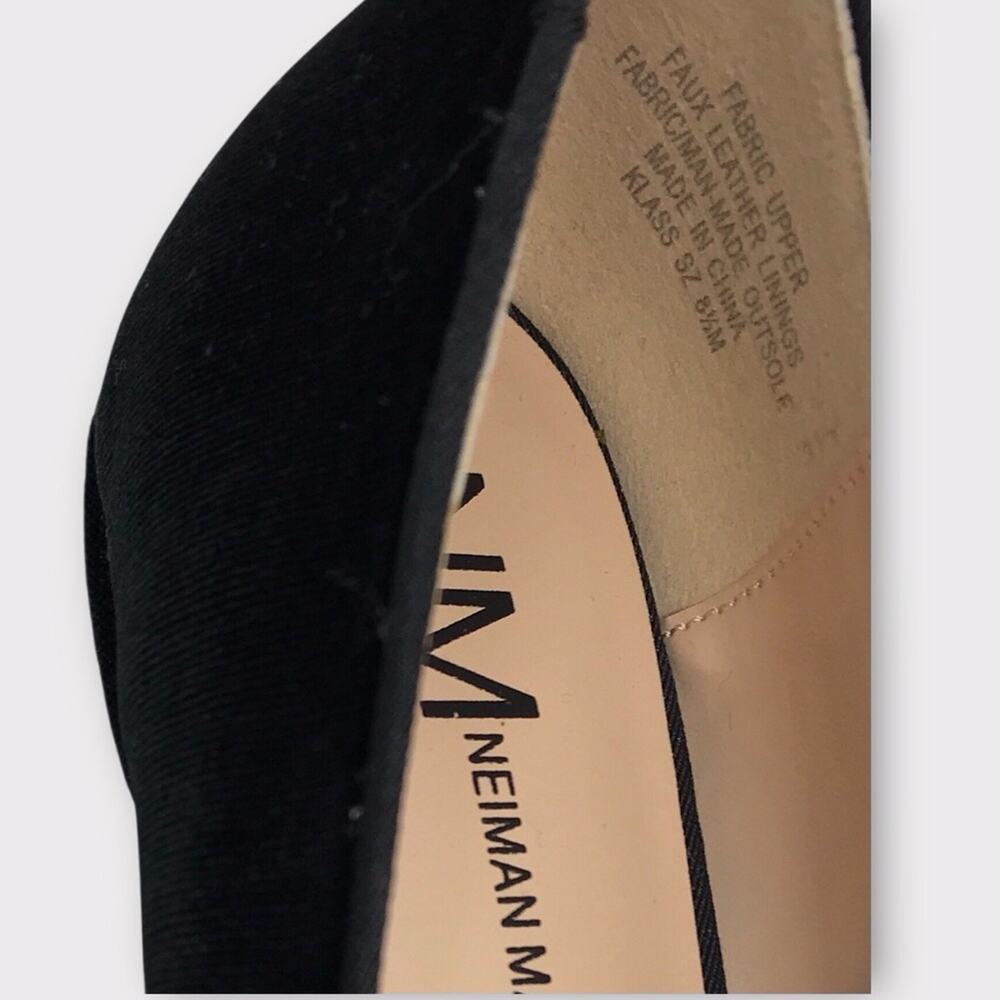 Neiman Marcus NWT Black Velvet Beaded Embellished Flats Multi-Color Sz 8.5M - Picture 9 of 11